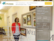Tablet Screenshot of goldstartutoring.net